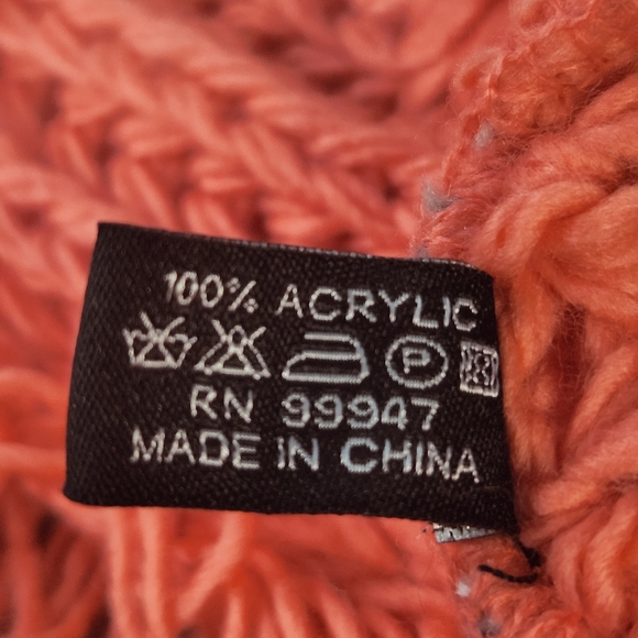 Le Luxe Acrylic Knit Infinity Scarf with Fringe Lightweight Yet Warm Scarf - Picture 6 of 8